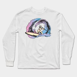 Surfing Astronaut Long Sleeve T-Shirt